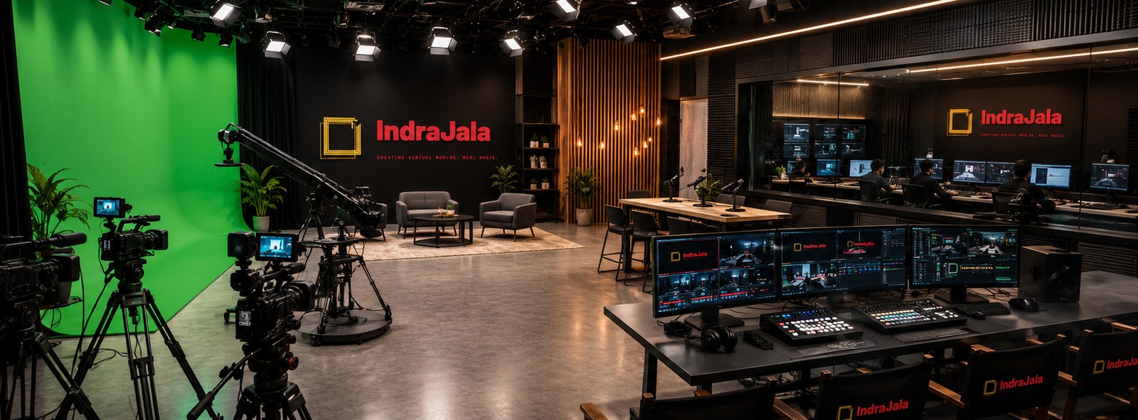 IndraJala LED-volume virtual production stage