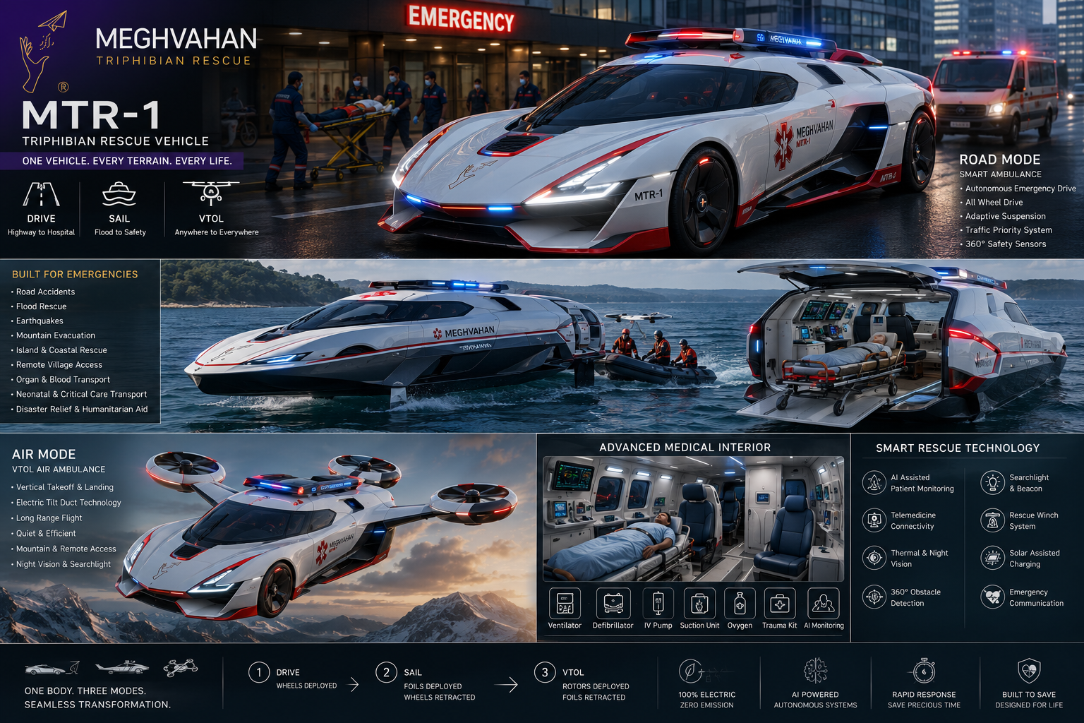 One Vehicle. Every Terrain.
